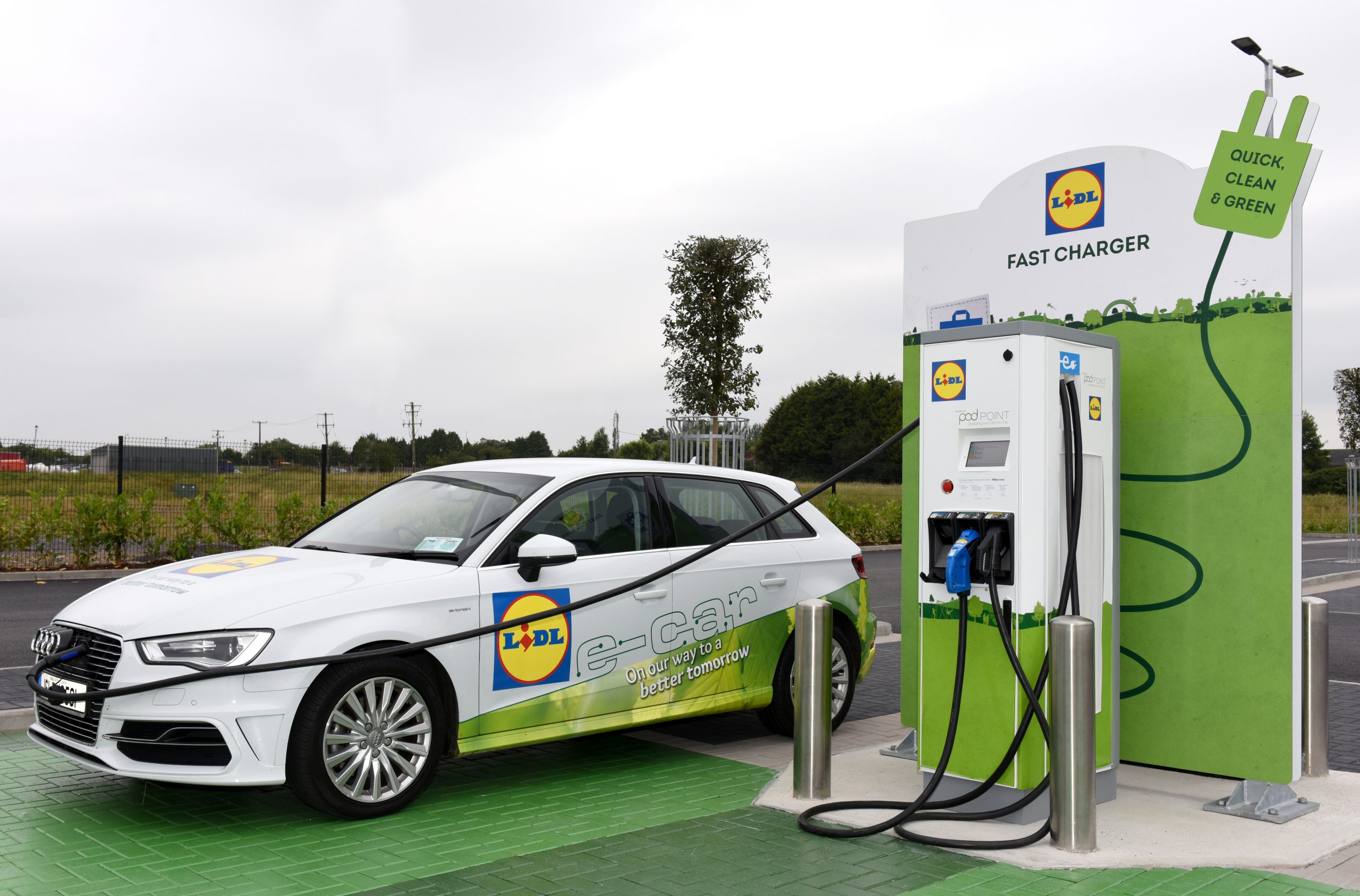 Lidl Ireland Commits to the Largest Network of Electric Vehicle