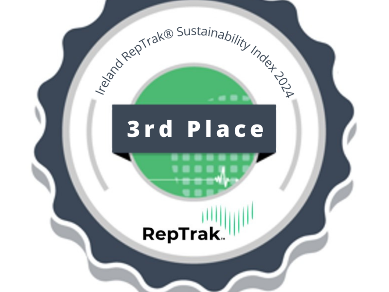 Lidl Ireland named Most Sustainable Retailer in the Ireland RepTrak® Sustainability Index 2024 study of 100 organisations